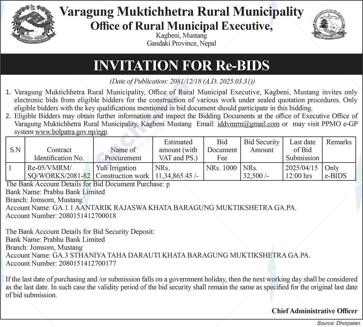 Varagung Muktichhetra Rural Municipality