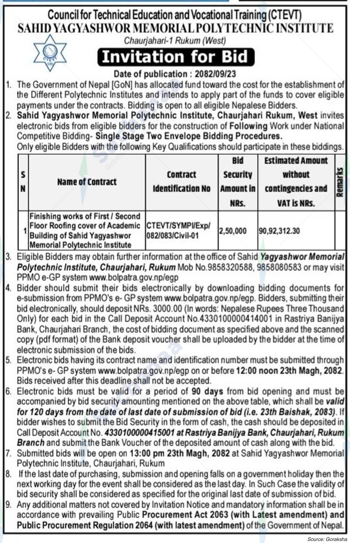 Sahid Yagyashwor Memorial Polytechnic Institute, Rukum (West)