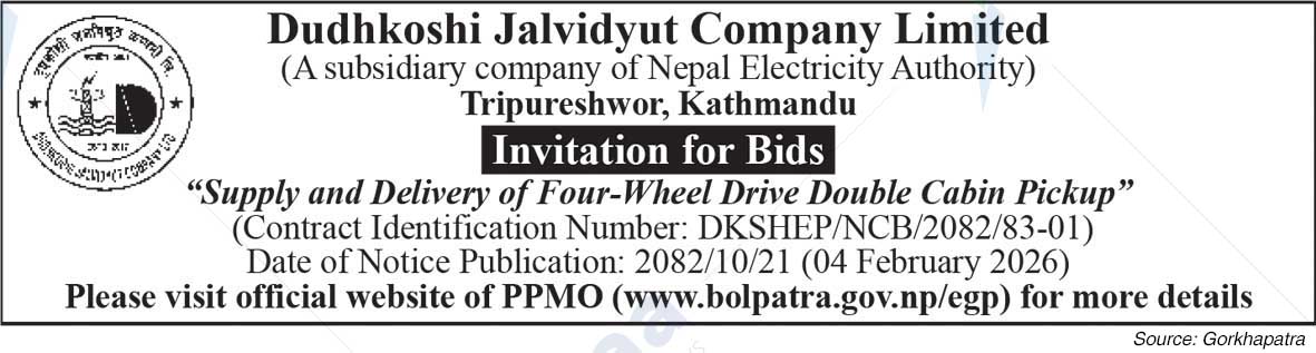 Dudhkoshi Jalvidyut Company Limited, Tripureshwor, Kathmandu