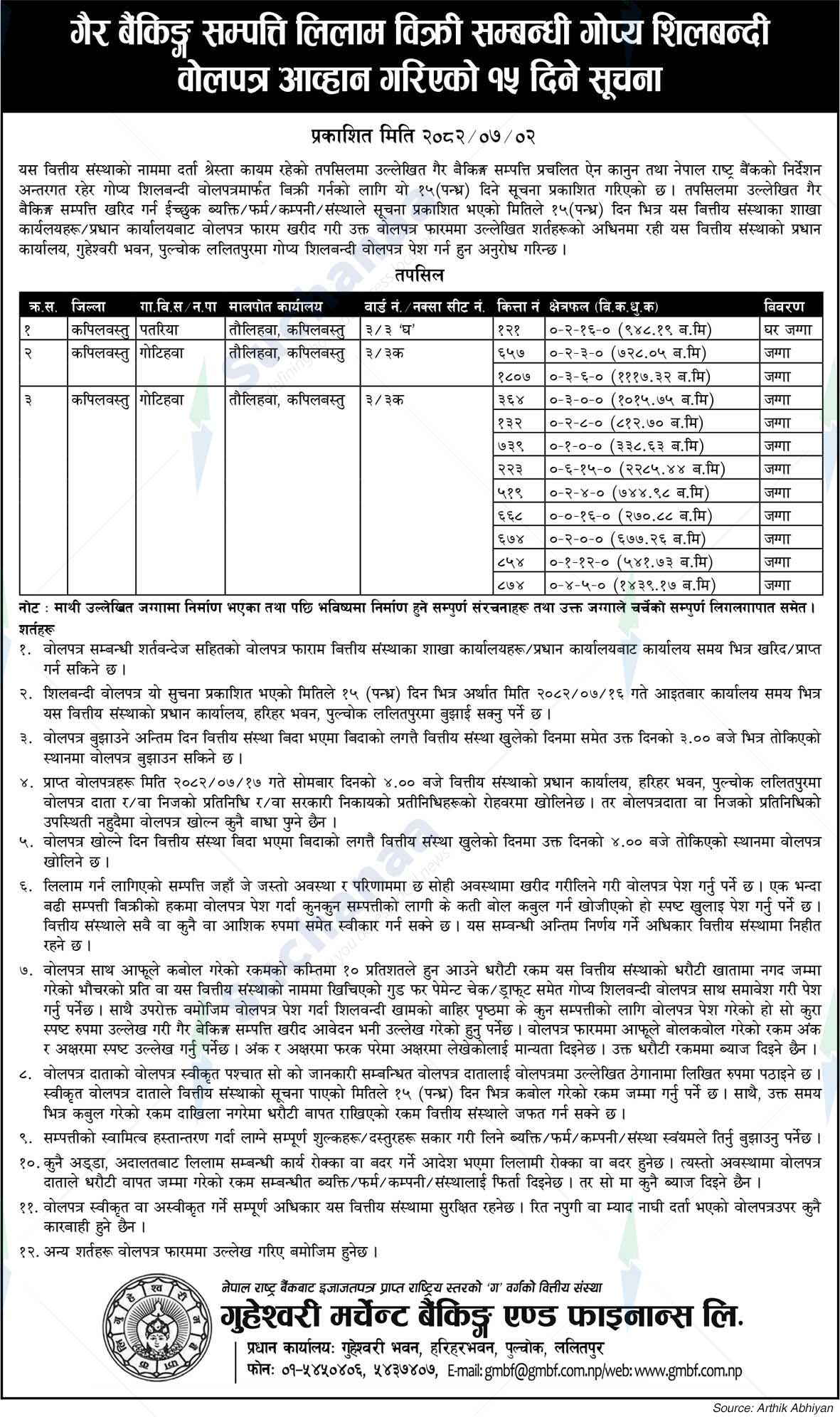 Guheshwari Merchant Banking and Finance Ltd.
