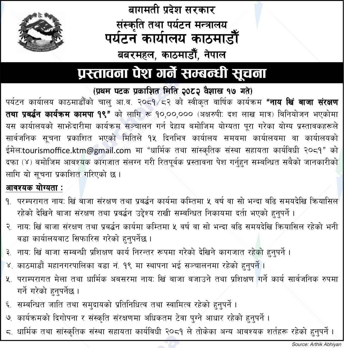 Tourism Office Kathmandu