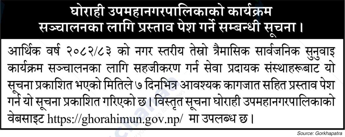 Ghorahi Sub-Metropolitan City