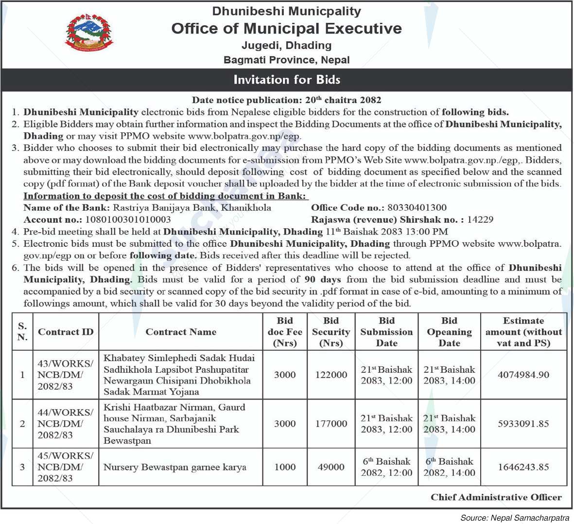 Dhunibeshi Municipality