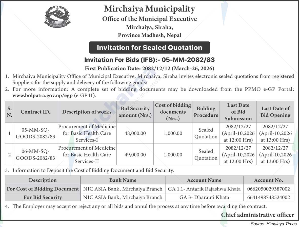 Mirchaiya Municipality