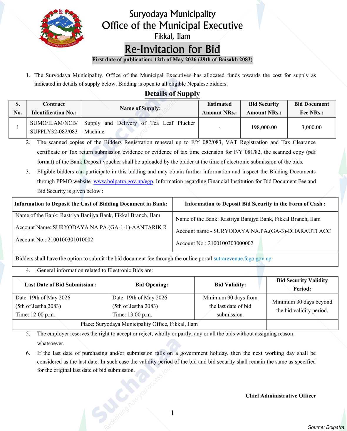 Suryodaya Municipality