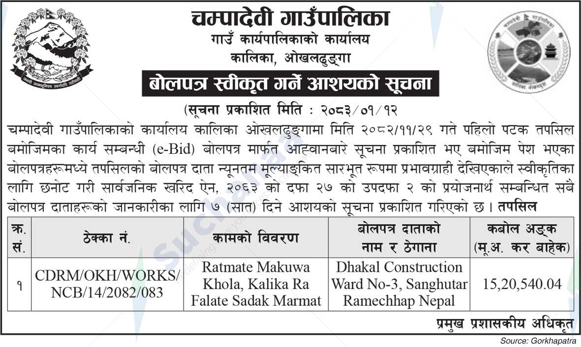 Champadevi Rural Municipality