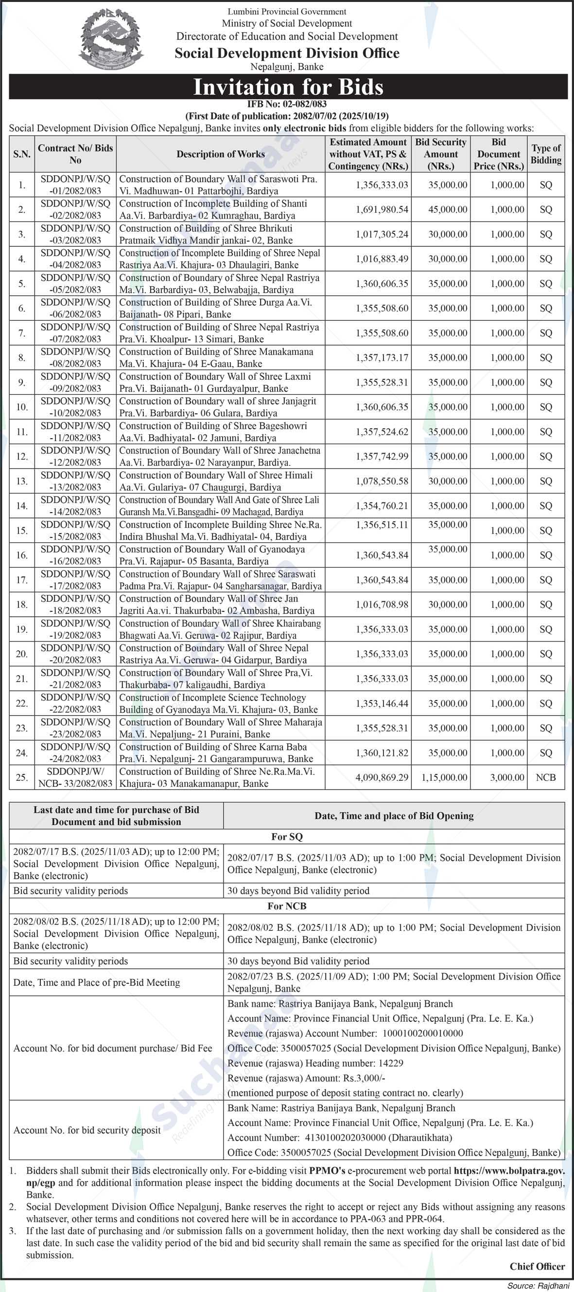 Social Development Division Office