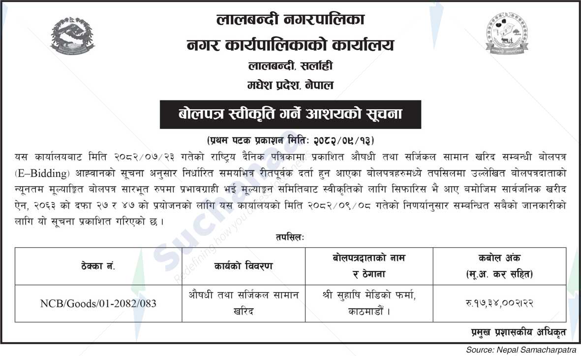 Lalbandi Municipality