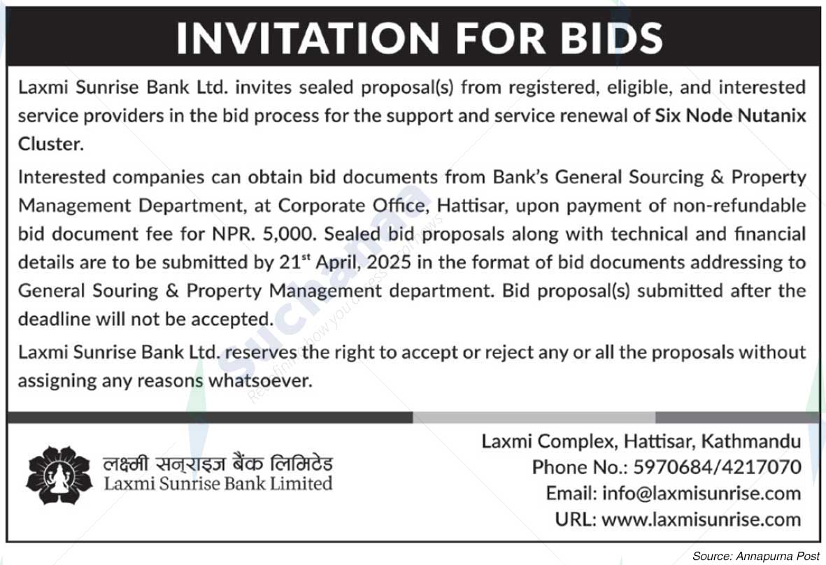 Laxmi Sunrise Bank Limited
