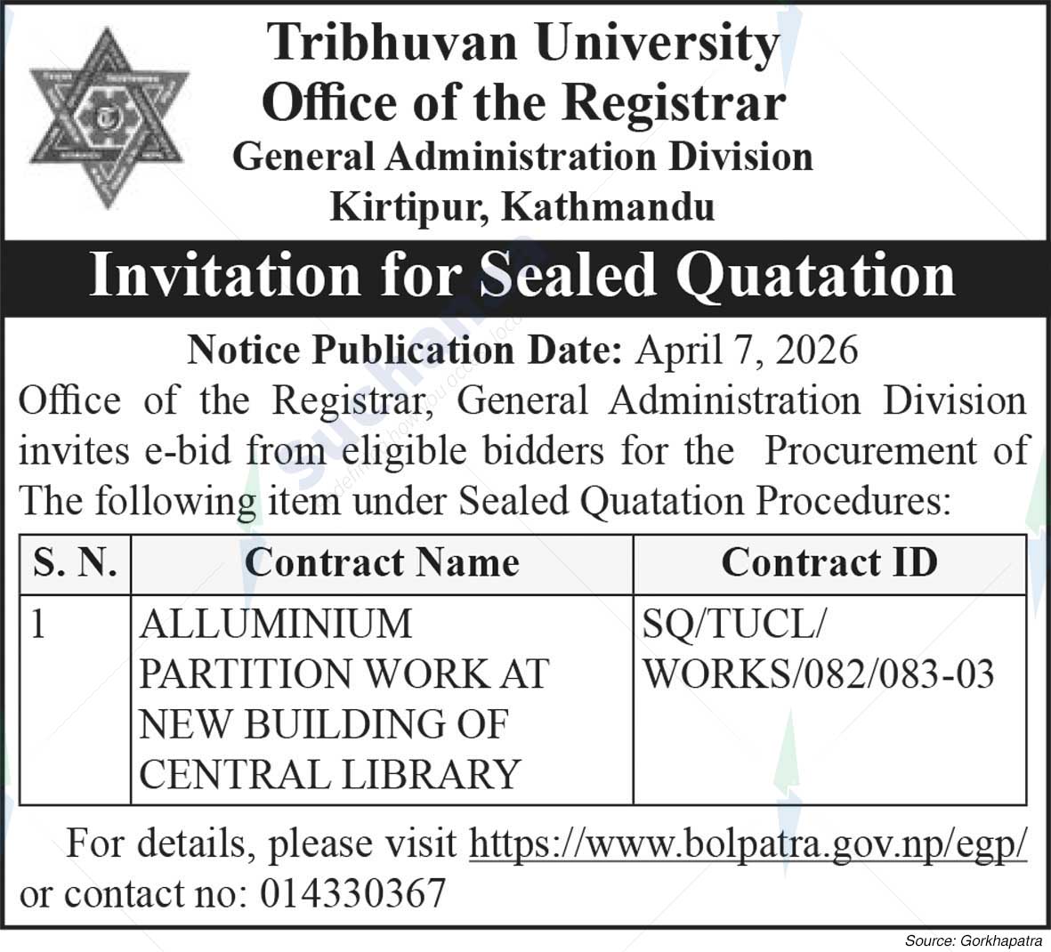 Tribhuvan University