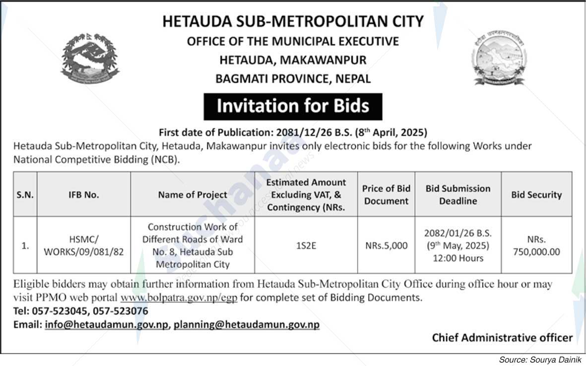 Hetauda Sub Metropolitan City