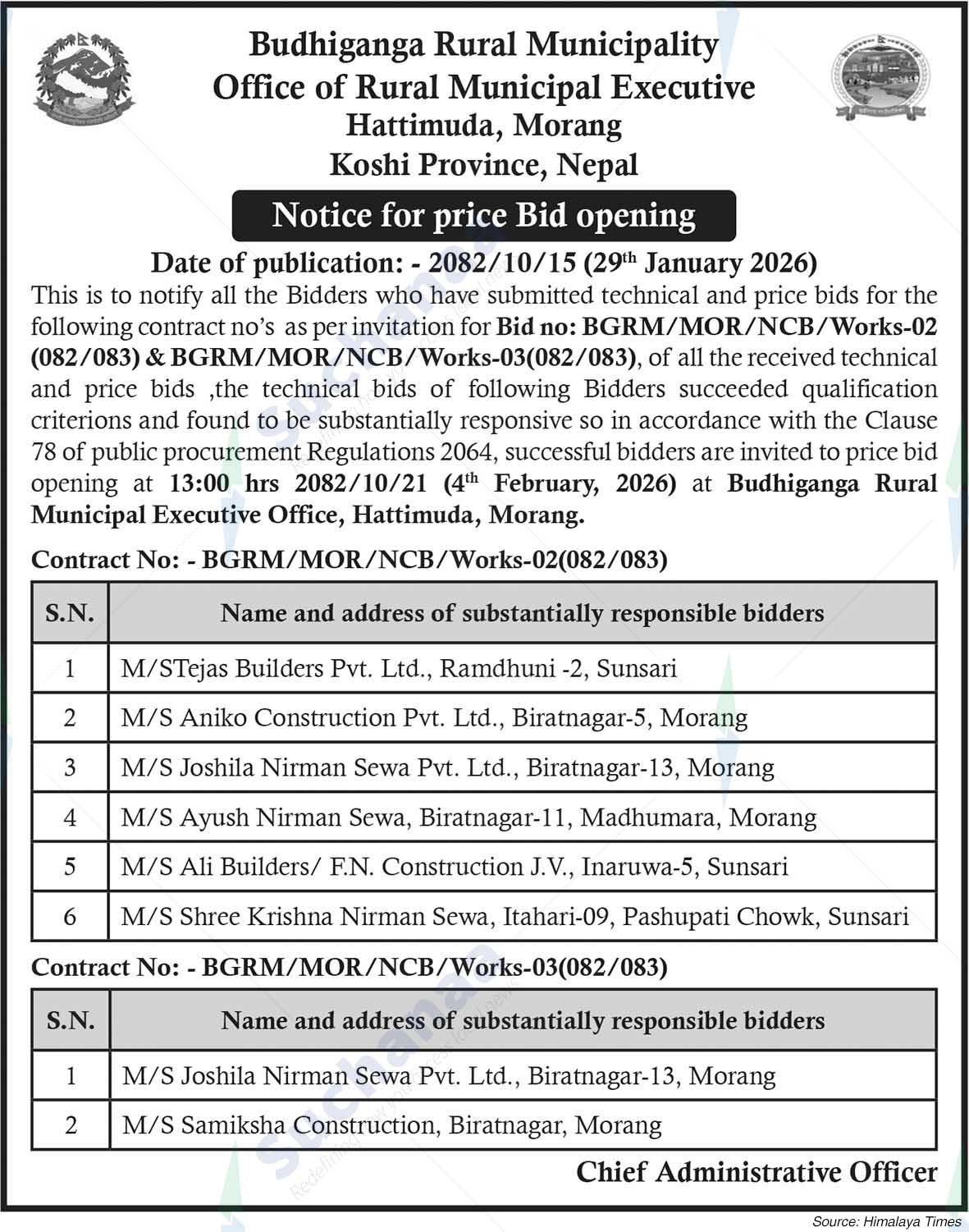 Budhiganga Rural Municipality