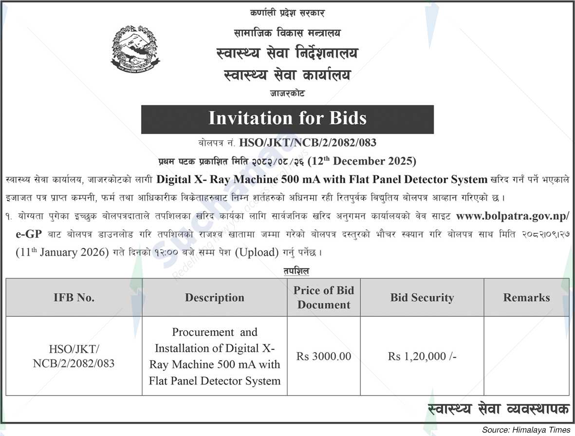 Health Services Office, Jajarkot