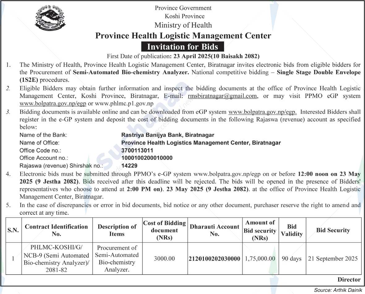 Province Health Logistic Management Center