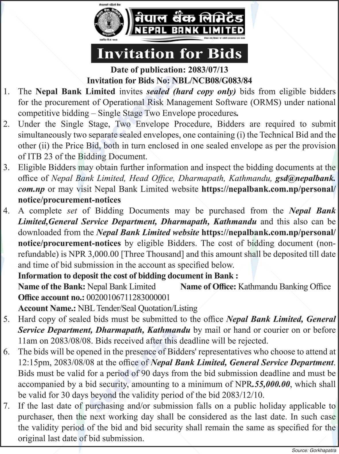 Nepal Bank Limited