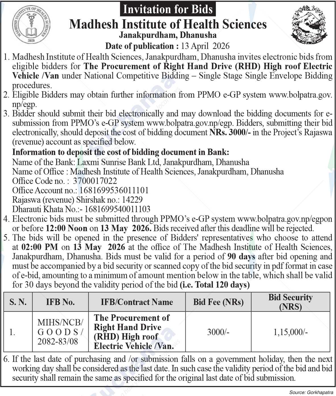Madhesh Institute of Health Sciences (MIHS)