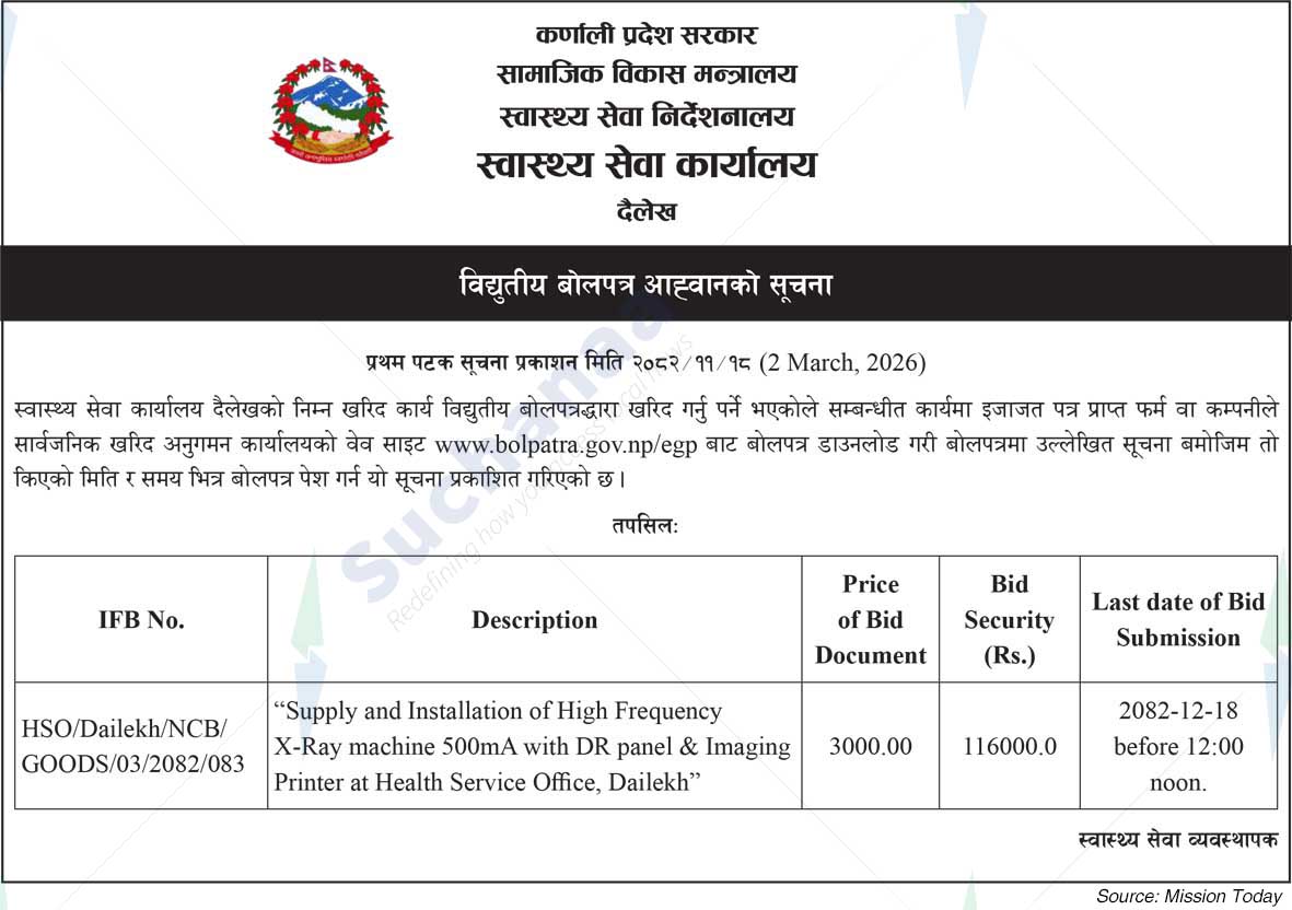 Health Services Office, Dailekh