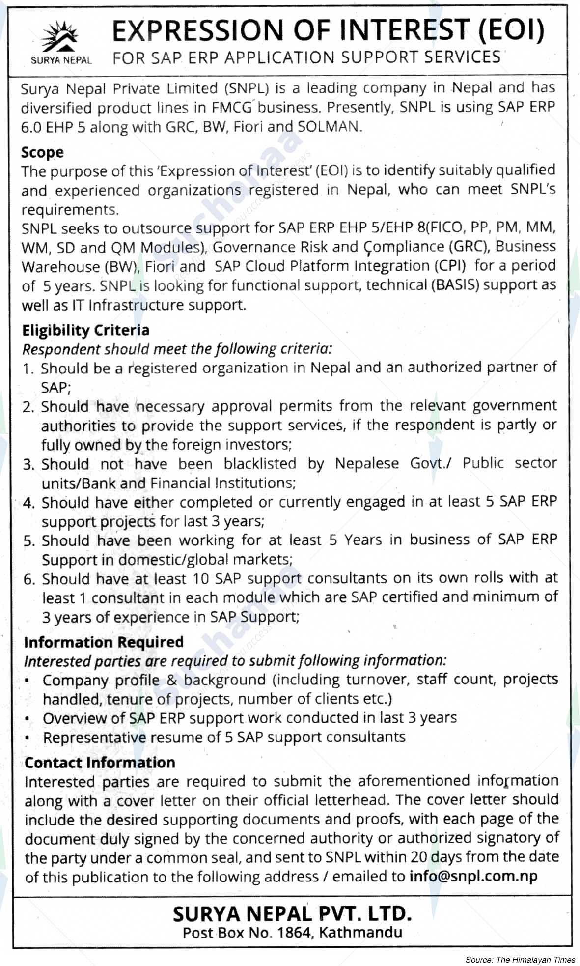 Surya Nepal Private Limited (SNPL)