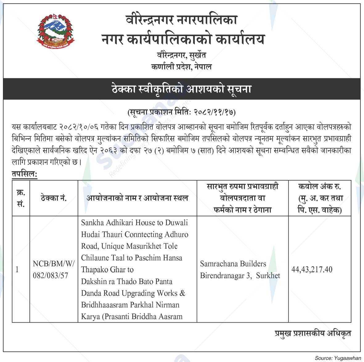 Birendranagar Municipality