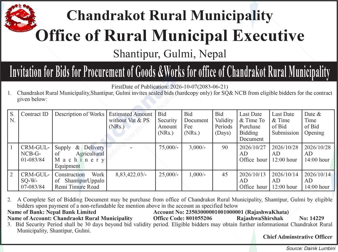 Chandrakot Rural Municipality