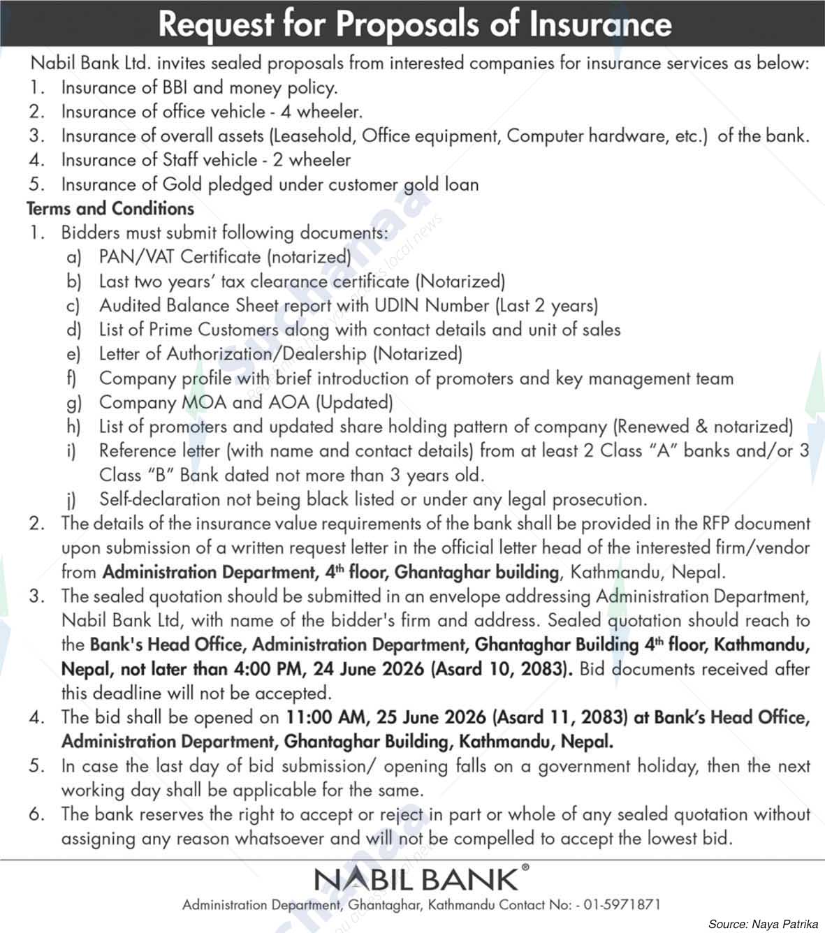 Nabil Bank Limited