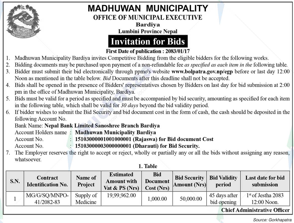 Madhuwan Municipality
