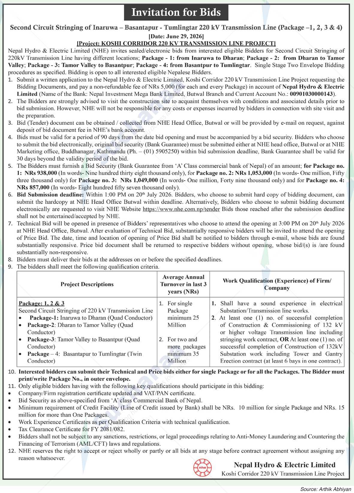 Nepal Hydro & Electric Limited