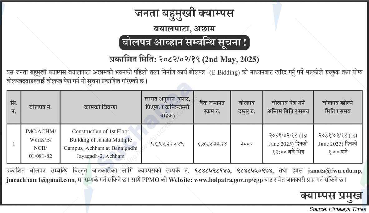 Janata Multiple Campus