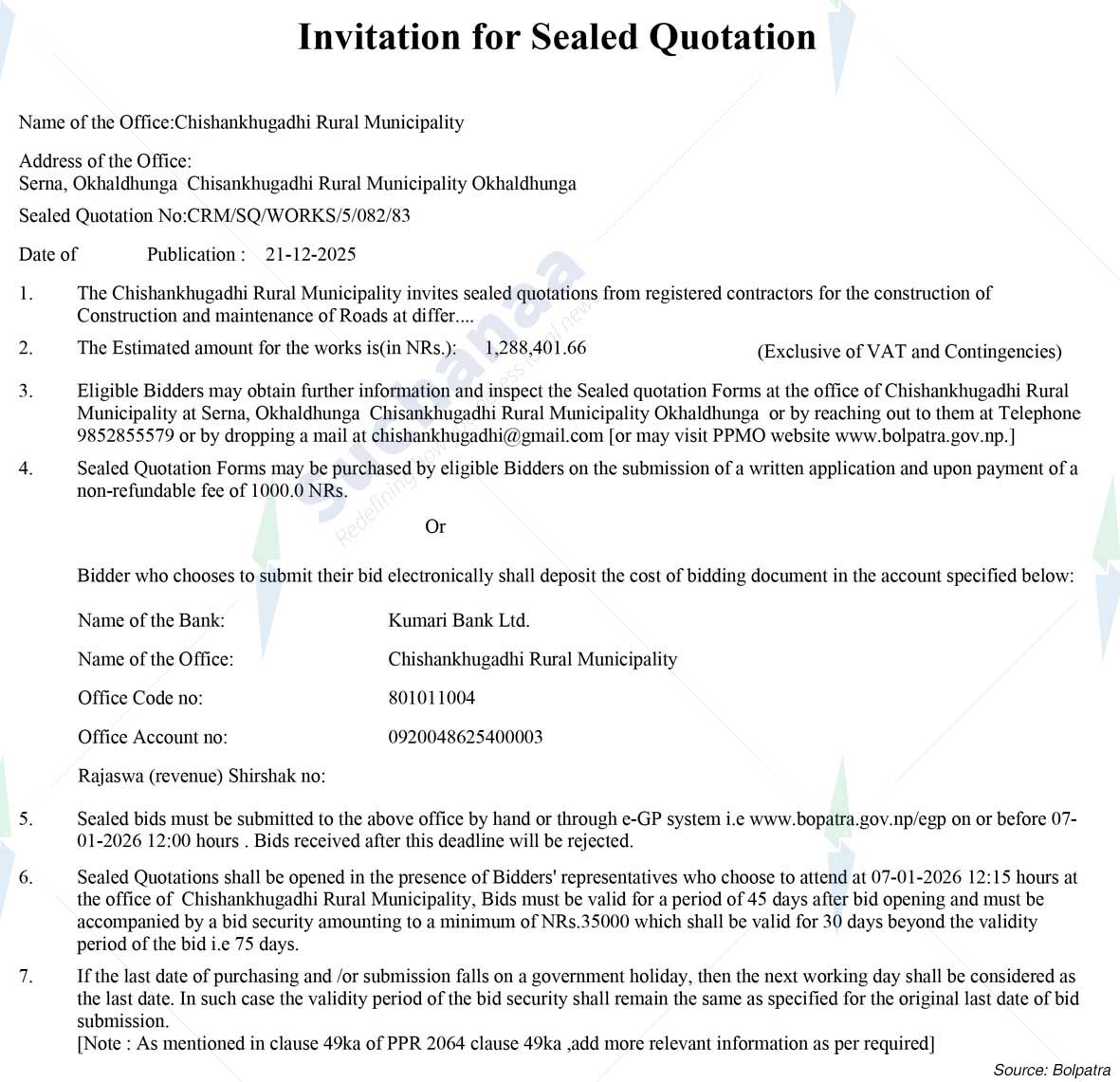 Chishankhugadhi Rural Municipality