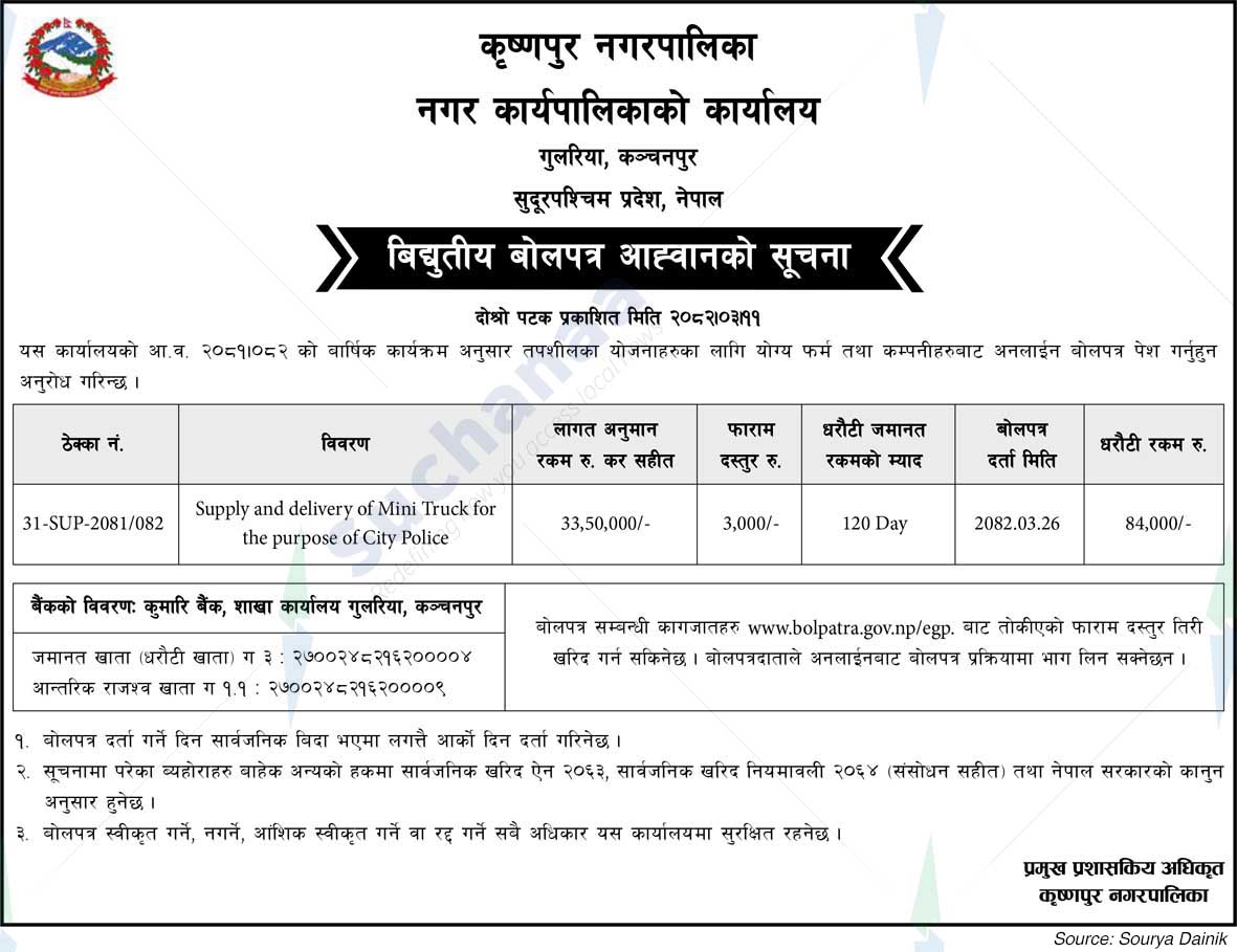 Krishnapur Municipality