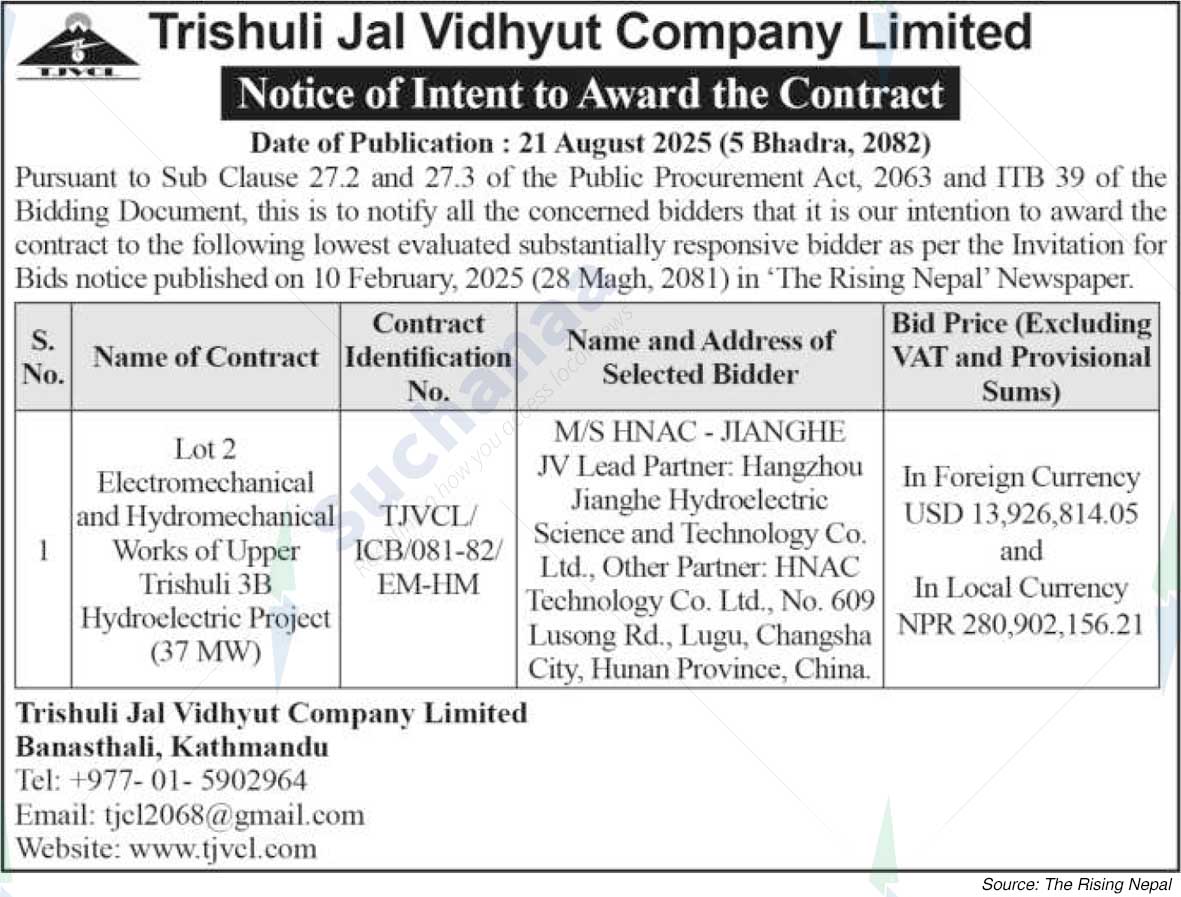 Trishuli Jal Vidhyut Company Limited