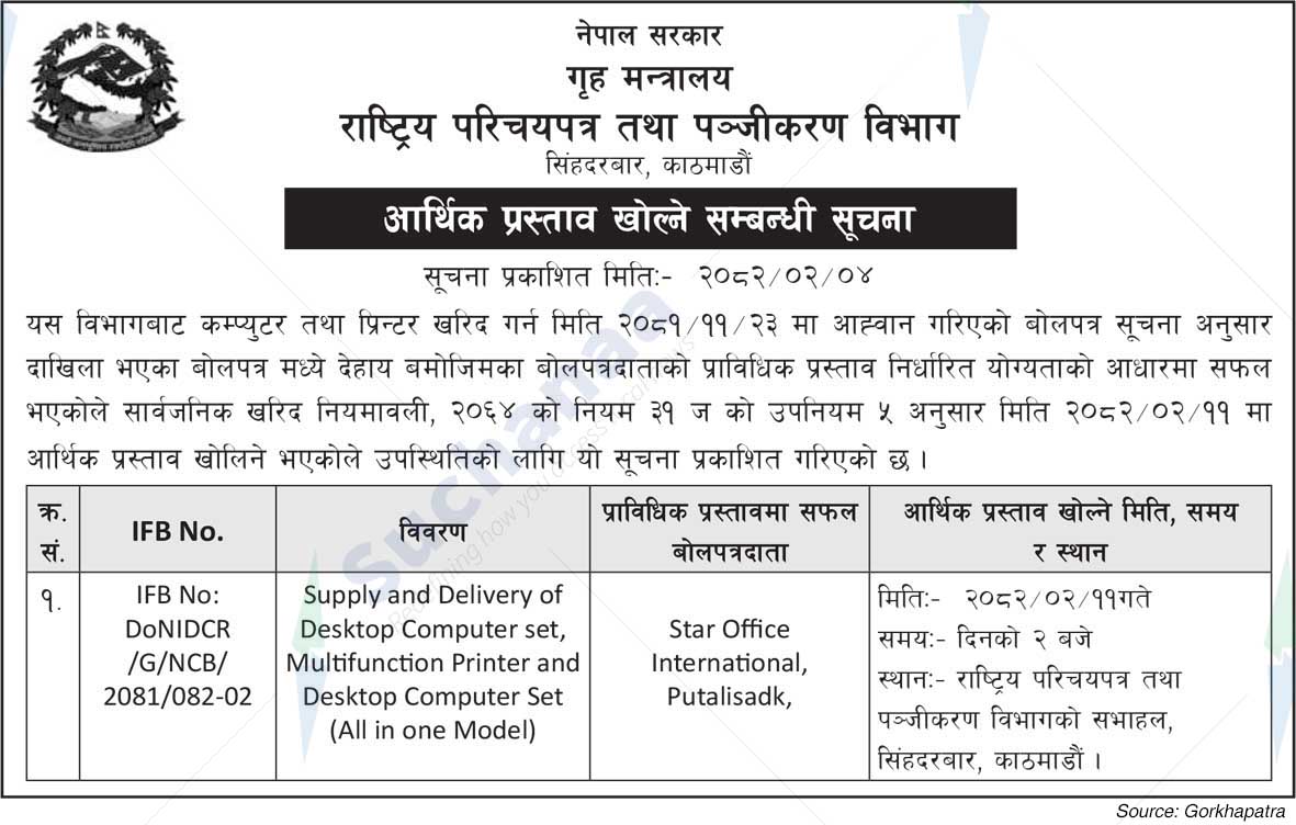 National Identity Card and Registration Department
