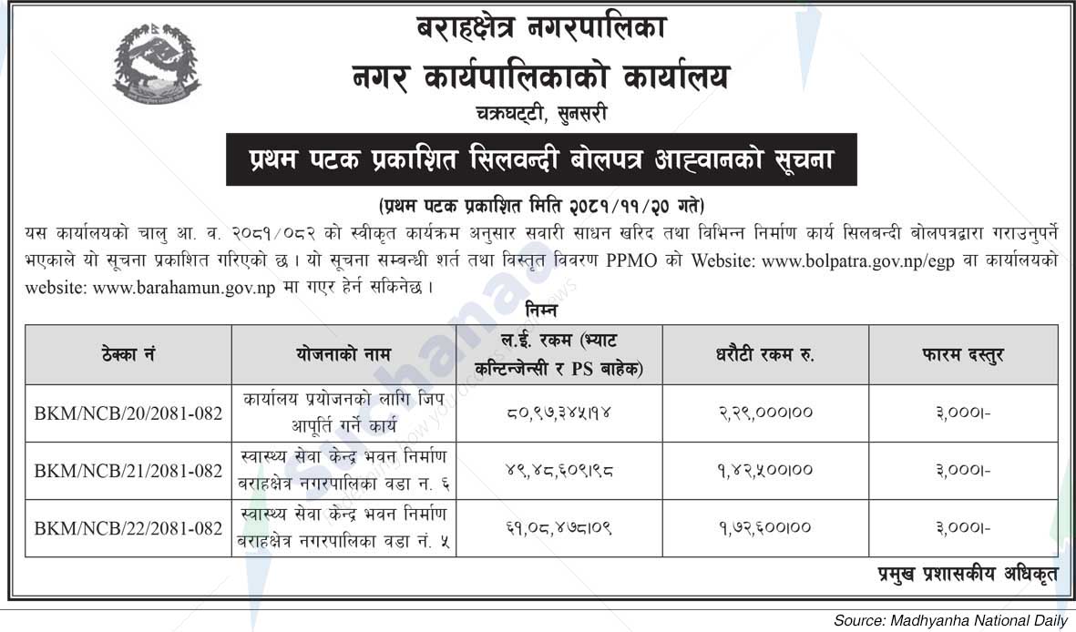 Barahakshetra Municipality