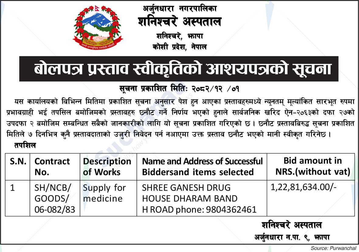 Shanischare Hospital, Jhapa