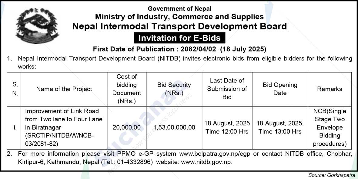 Nepal Intermodal Transport Development Board