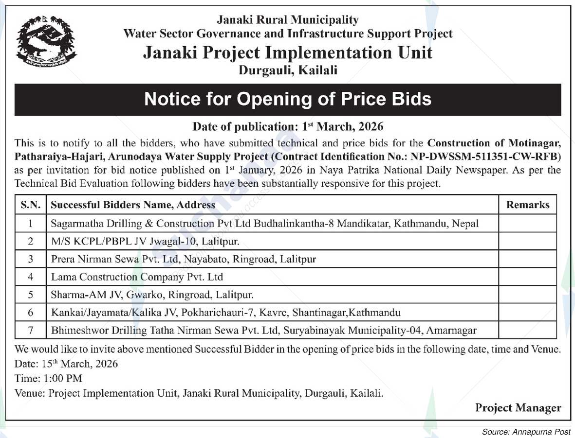 Janaki Project Implementation Unit, Kailali