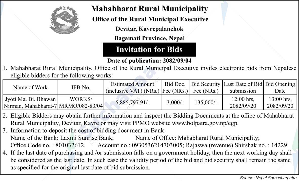 Mahabharat Rural Municipality