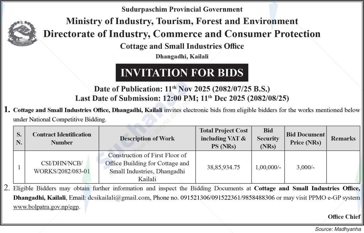 Cottage and Small Industries Office, Dhangadhi, Kailali