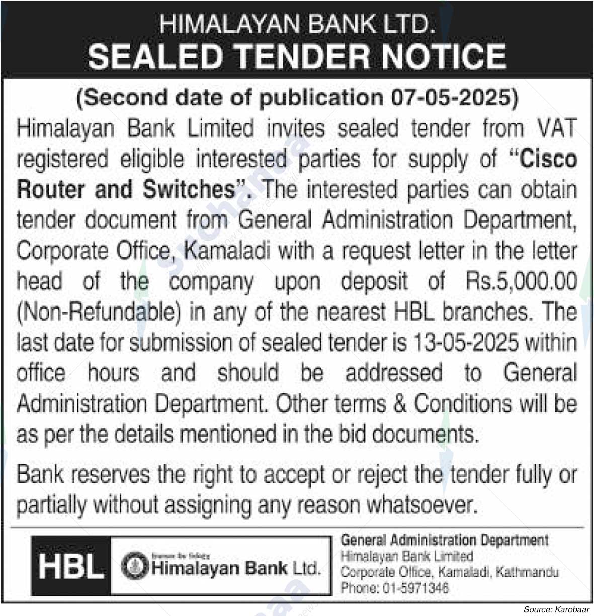 Himalayan Bank Limited