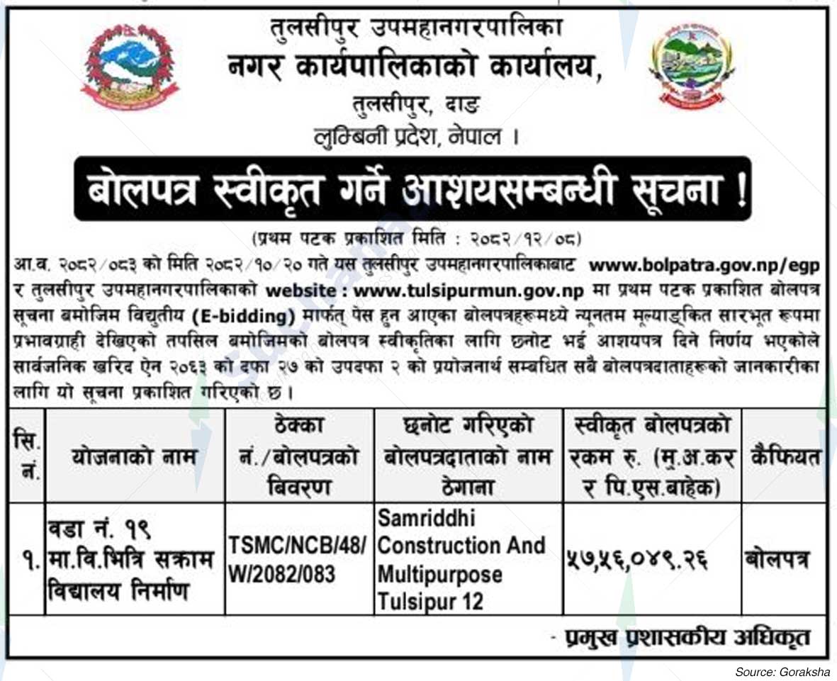 Tulsipur Sub-Metropolitan City