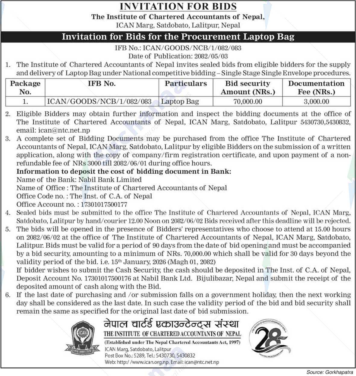 The Institute of Chartered Accountants of Nepal