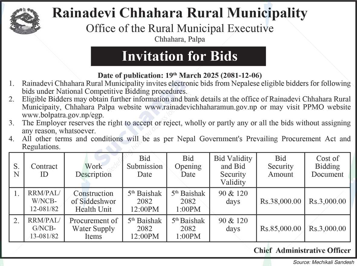 Rainadevi Chhahara Rural Municipality