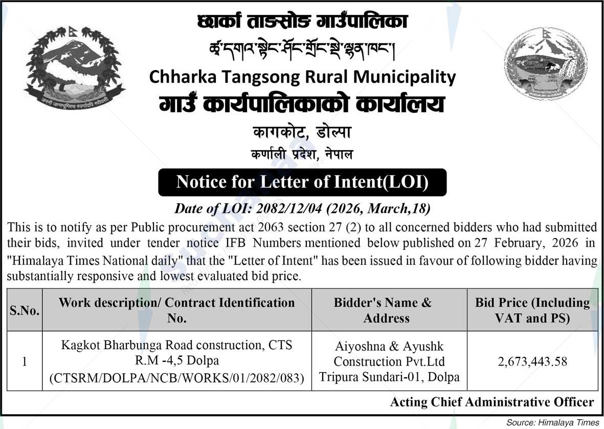 Chharka Tangsong Rural Municipality