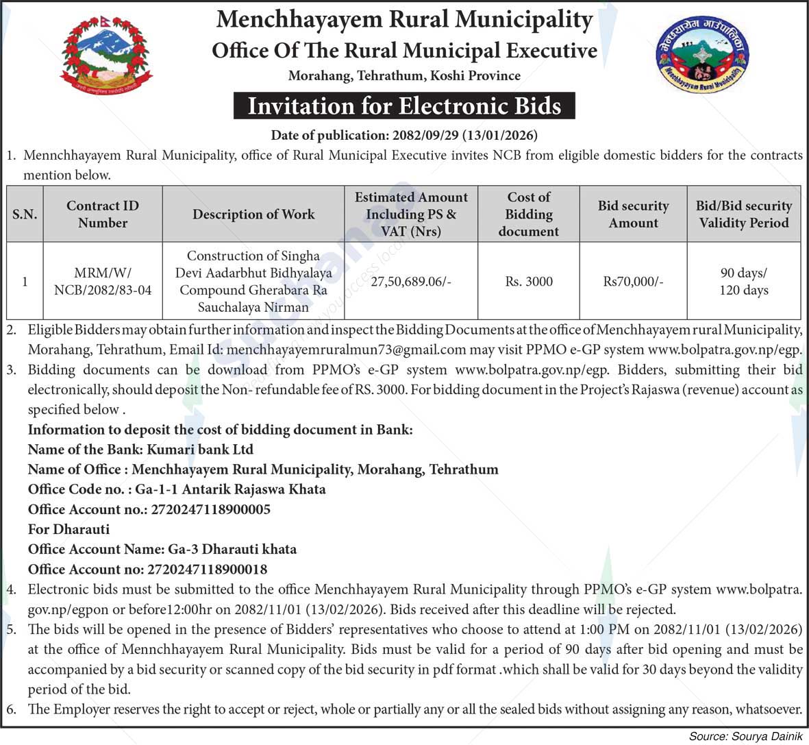Menchhayayem Rural Municipality
