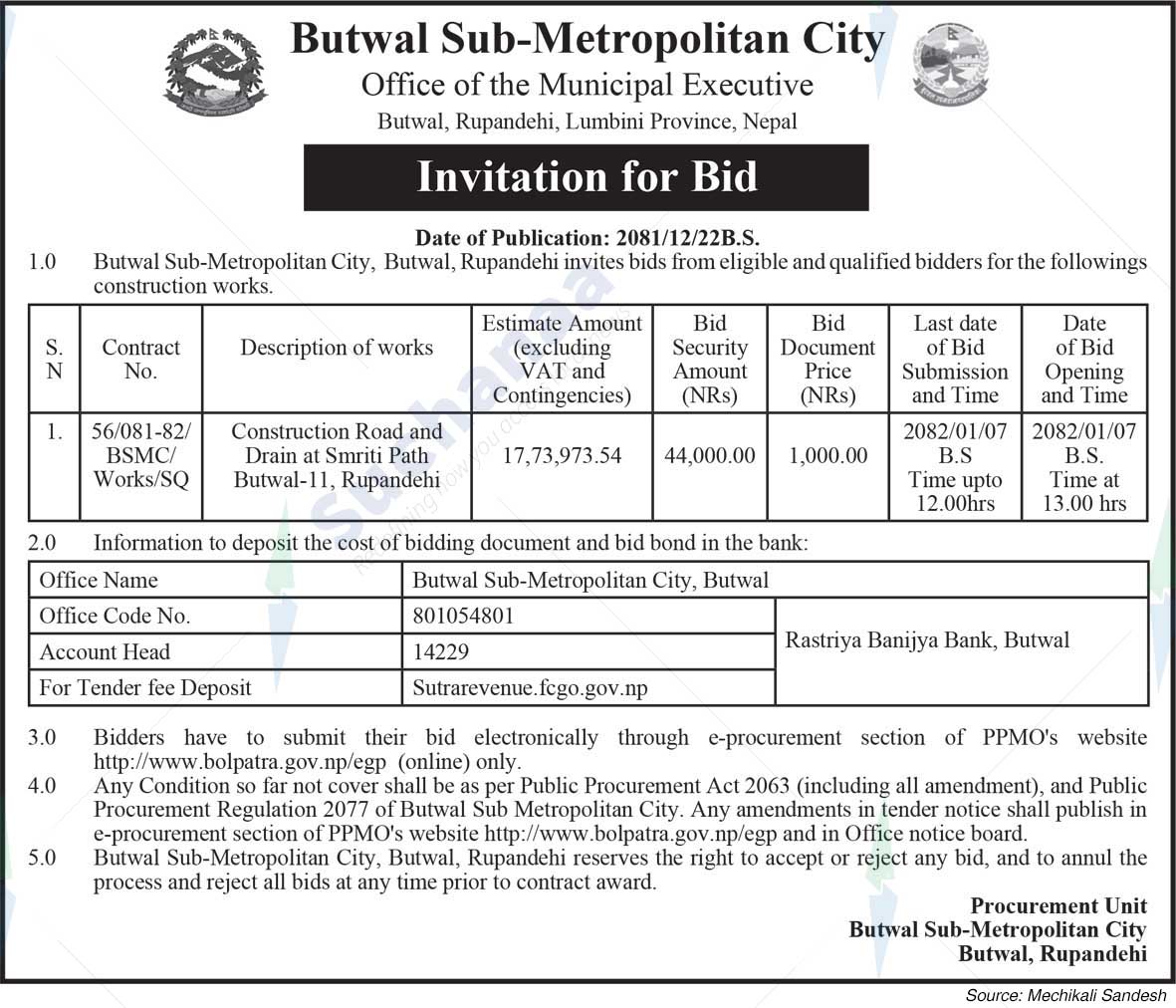 Butwal Sub-Metropolitan City