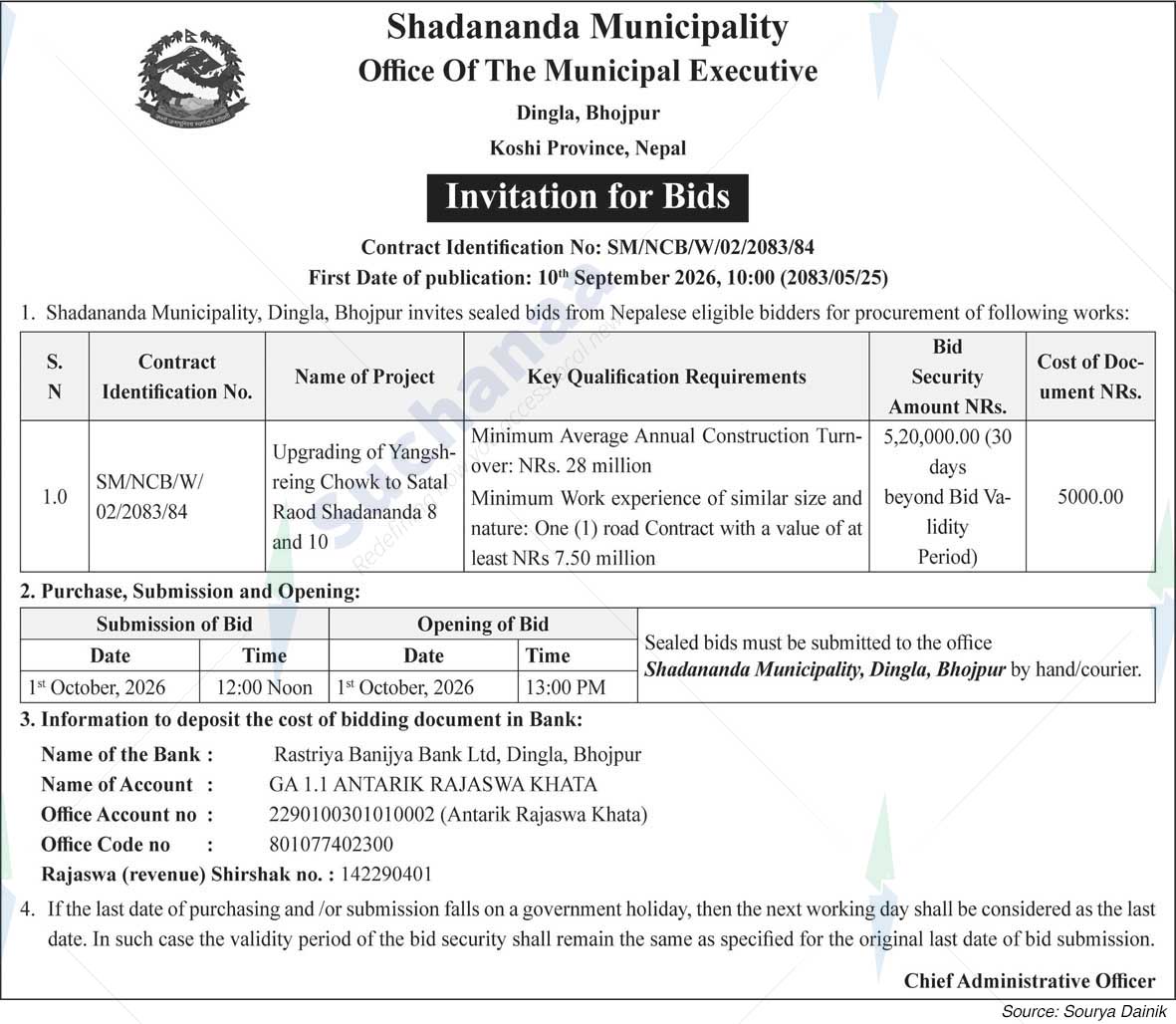 Shadanand Municipality