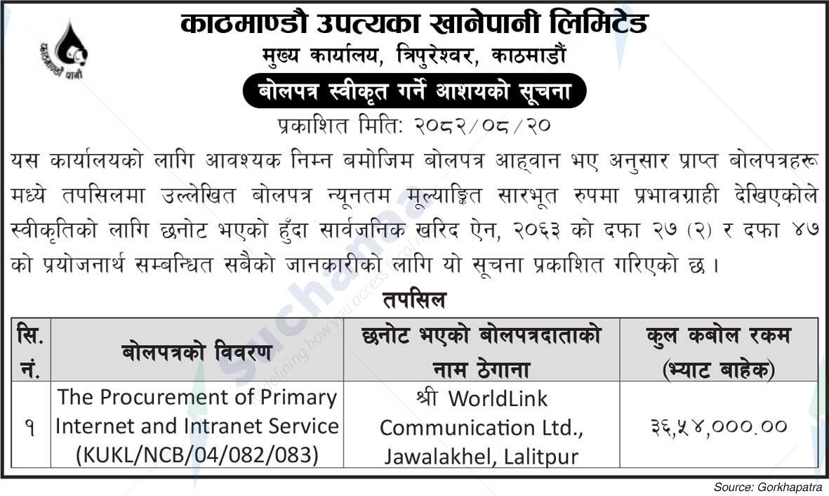 Kathmandu Upatyaka Khanepani Limited