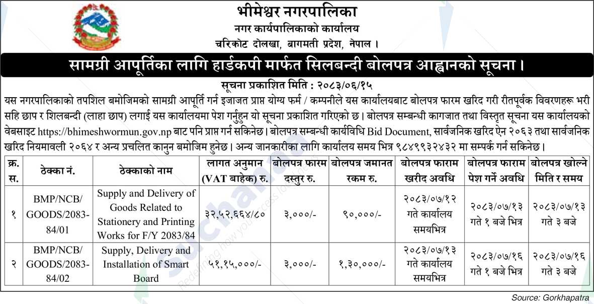 Bhimeswor Municipality