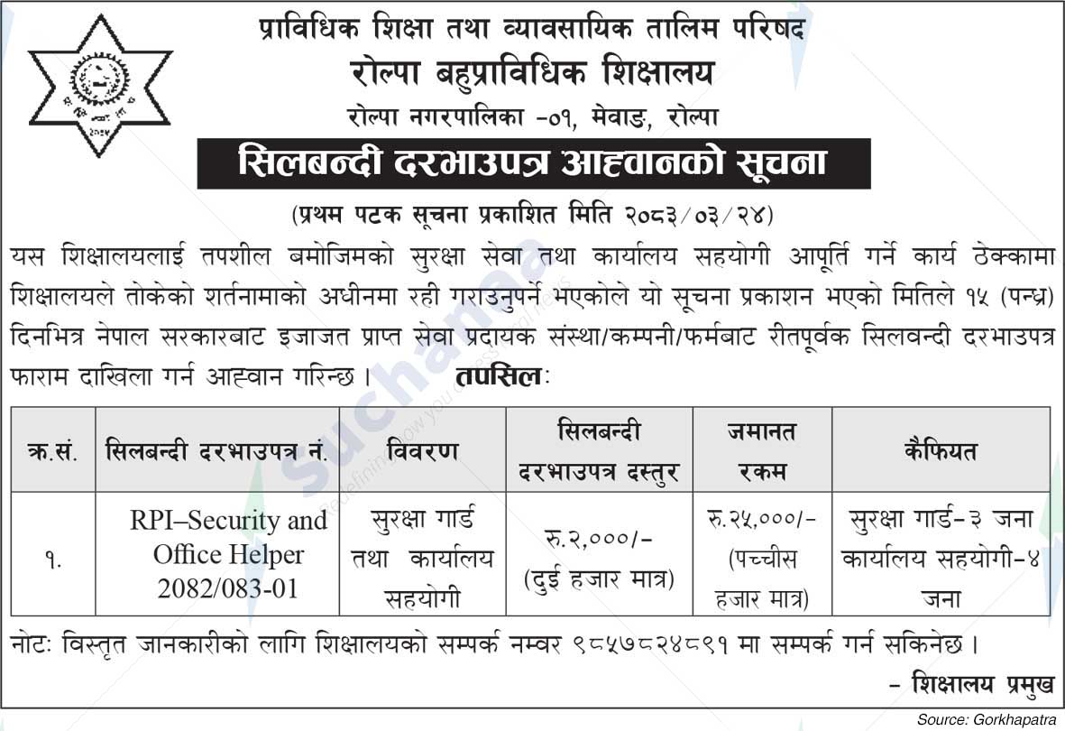 Rolpa Polytechnic Institute