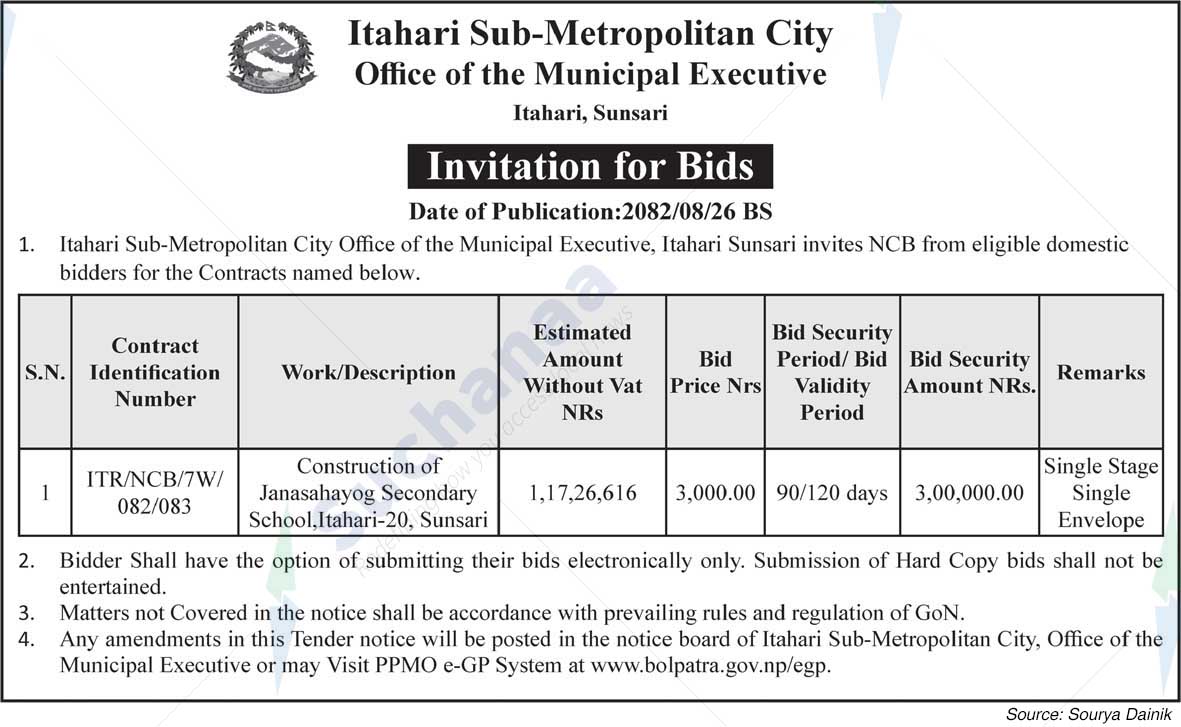 Itahari Sub-Metropolitan City